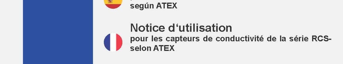 Sensores de Conductividad RCS ATEX